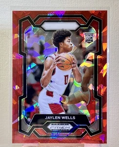2024 Panini Jaylen Wells #31 - Red Ice Prizm (RC) - Picture 1 of 2