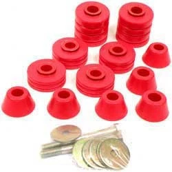 1973-80 Chevrolet/GMC грузовик стандартная кабина полиуретан кабина крепление втулки комплект; красный - Изображение 1 из 1