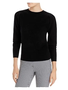 Designer Brand Womens Pleated Ribbed Pouf Sleeve Crew Neck Sweater - Picture 1 of 3