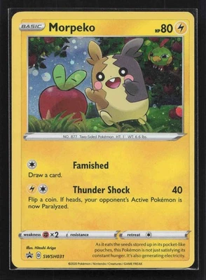 Morpeko Promo SWSH: Sword & Shield Promo Cards SWSH031 NM - Image 1 of 2
