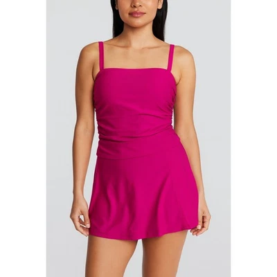 Conjunto de natación para mujer talla L rosa 2 piezas falda tankini tenis deportivo Barbiecore playa Foto 1 de 4