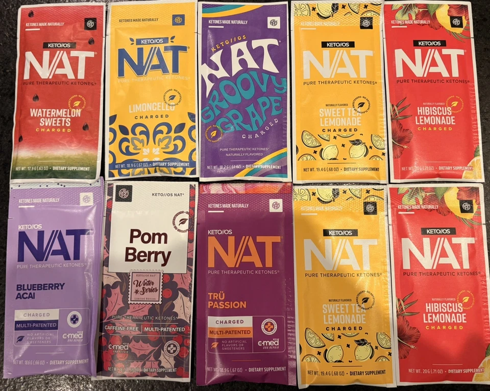 Prüvit exogene ketone 10 Stück gemischt *10 NEUE Sorten* - Bild 1 von 1