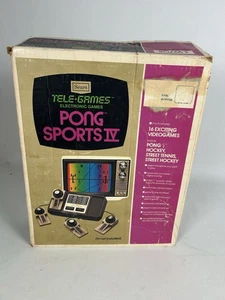 Sears Telegames Pong Sports IV 4 Controllers Complete With Original Box 1977 - Picture 1 of 8