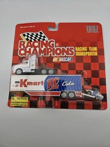 1997 Racing Champions NASCAR Kmart RC Cola #37 Team Transporter & Car 1:64... - Picture 1 of 7