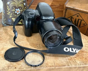 Olympus IS-3 DLX 35mm SLR Film Camera With 55mm Lens 35 - 180 Zoom New Batteries - Picture 1 of 11