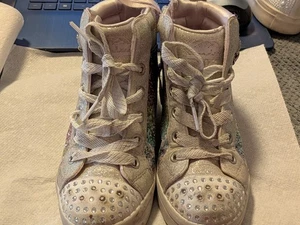 Zapatos Skechers Hi Top Brillo Puntera Brillante Talla 13.5 - Imagen 1 de 5