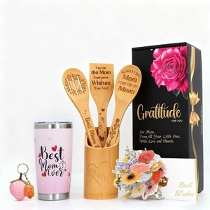 Geburtstagsgeschenk für Mama - Muttertag und Weihnachtskorb Korb mit bester Tasse - Bild 1 von 9