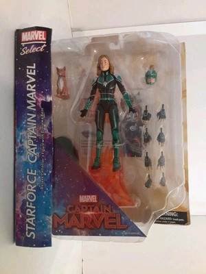 Новый нераспакованный Starforce Captain Marvel бриллиант выберите Diorama Base 8+ лет 2019 - Изображение 1 из 4