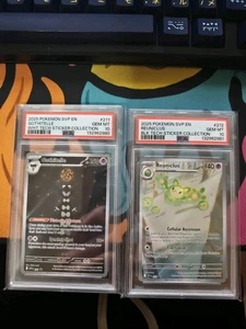 2025 Pokemon SVP Promo Gothitelle #211 Reuniclus #212 Sequential PSA 10 GEM MT - Bild 1 von 3