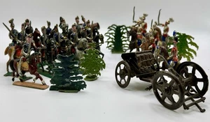HEYDE or Similar-Antique-Mounted Hussars and Guards Clash - 30mm Lot B100 - Imagen 1 de 12