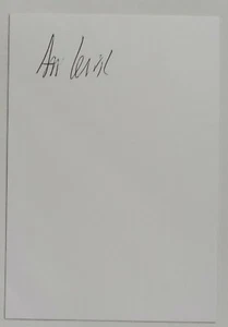 45747 036 / AUTOGRAMM auf Karton - AVI LEWIS (Regisseur) - Bild 1 von 4