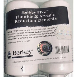 Berkey PF-2 Fluoride & Arsenic Reduction Water Filter Elements - Set of 2 New - Picture 1 of 2