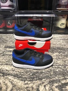 NIKE DUNK LOW (TDE) "MIDNIGHT NAVY”- SIZE 10C US - BNIB - DEADSTOCK - Picture 1 of 8