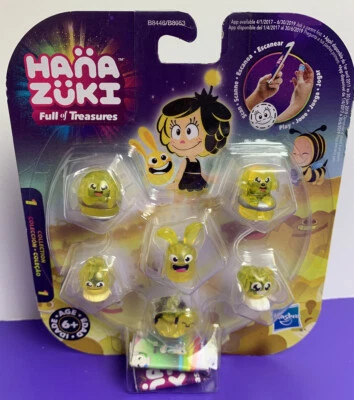 Hanazuki Full of Treasures Yellow 6 Pack Happy Mood NEW Hana Zuki - Image 1 of 4