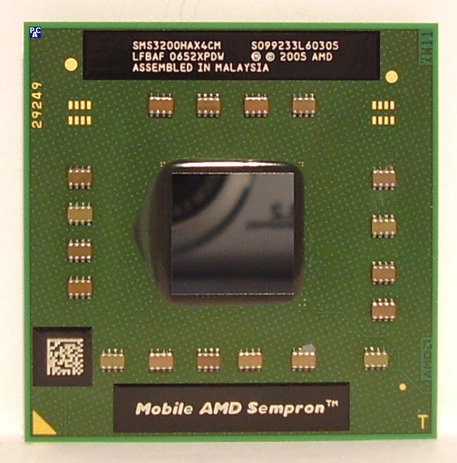 CPU AMD Sempron 3200+1.6GHz SMS3200HAX4CM Processor Socket S1 S1g1 Mobile - Image 1 of 1