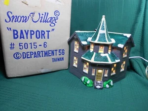 Dept 56  Bayport   Snow Village  #5015-6 - Picture 1 of 9