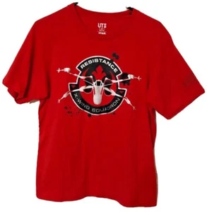Star Wars The Force Awakens Resistance X-Wing Squadron Red Shirt Size Medium NEW - Picture 1 of 5