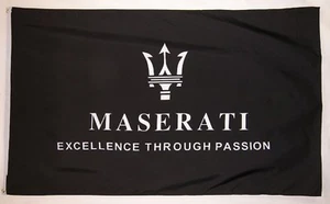 Maserati Premium Flag 3' x 5' Indoor Outdoor Automotive Banner (USA Seller) - Bild 1 von 3