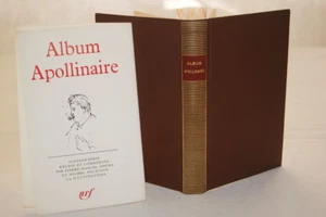 LA PLEIADE ALBUM APOLLINAIRE 1971 ILLUSTRE RELIURE - Picture 1 of 3