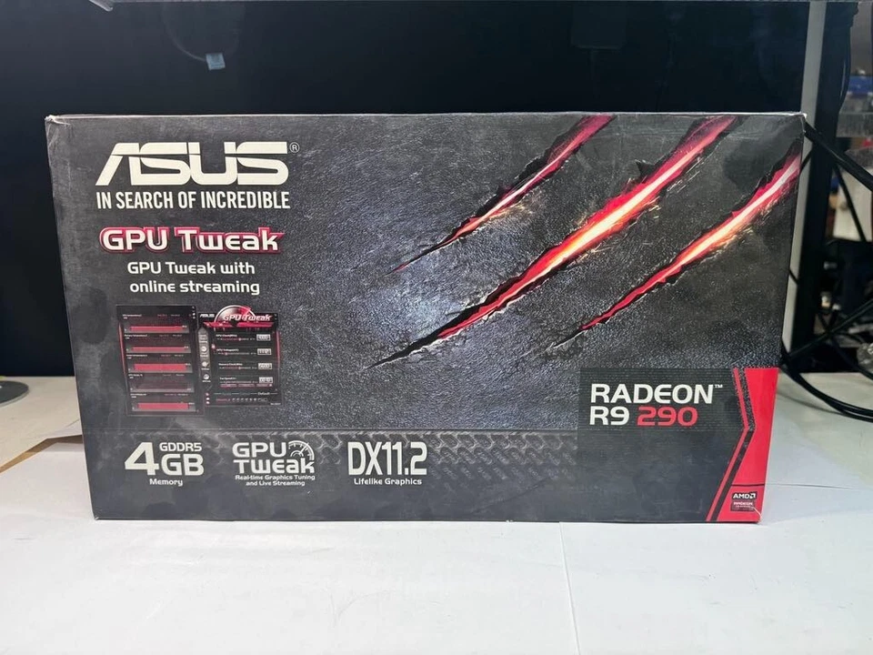 ASUS 90YV0560-U0NA00 Radeon R9 290 4GB GDDR5 PCI Express 3.0 CrossFireX Support - Image 1 of 4