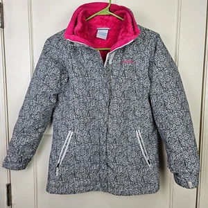 Columbia Omni Heat Interchange 3 in 1 Jacket Fleece Liner Winter Ski Girl's L - Picture 1 of 4