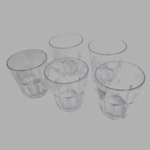 Vasos Acrílicos 280ml 6pk Vidrio Reutilizable Efecto Transparente Plástico Bebida Fiesta - Imagen 1 de 1