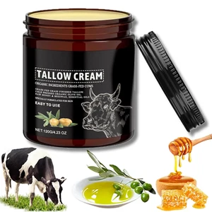 120G Bio Rindertalg Hautpflegecreme, Rindertalg Bio Skincare, Bio-Rindertalgbals - Bild 1 von 12
