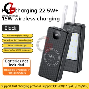Boîtier de charge de batterie Li-ion 22,5 W 16S 18650 boîtier de banque d'alimentation mobile charge rapide - Photo 1 sur 23