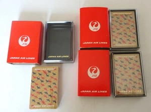 3 New Nintendo JAL Japan Airlines Kraniche Deck Spielkarten Hülle Kunststoff Case - Bild 1 von 8
