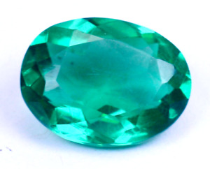 AAA Colombian 8.80 Ct Natural Green Emerald Oval Loose Gemstone Certified B2442