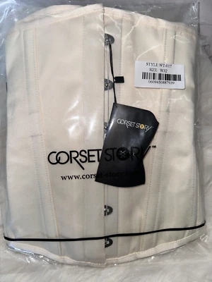 Longline de entrenamiento de cintura Cream Expert debajo del busto con gores de cadera Foto 1 de 4