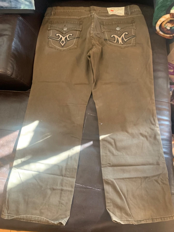 MEK DNM Brown denim jeans Leeds Straight 44W 34L - Image 1 of 4