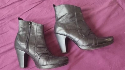 bottines bocage cuir 38 - Photo 1/2
