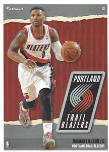 Calcomanía Damian Lillard Fathead Tradificables Portland Trail Blazers 2014-15 #11 - Imagen 1 de 4