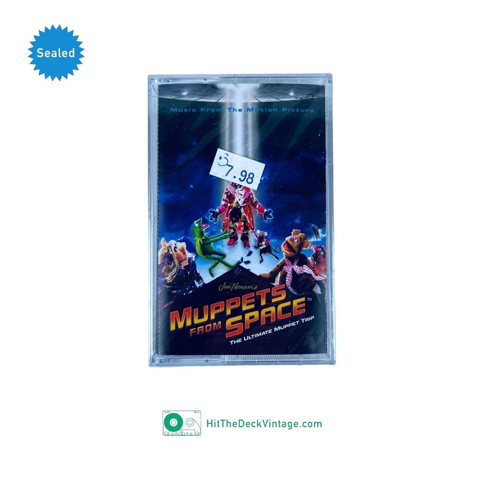 Muppets From Space Soundtrack Cassette Tape (1999) Commodores Isley Bros SEALED - Image 1 of 4