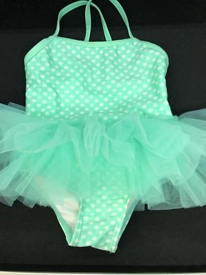 OP 12 months Bathing Suit Baby Girl Mint color excellent condition - Image 1 of 4