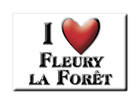 Fleury La Forêt, Eure, Normandie - Magnet France Souvenir Aimant
