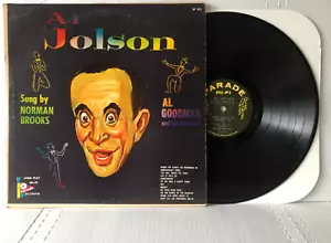 Norman Brooks A TRIBUTE TO AL JOLSON 1961 Parade Worn cover VG Record - Picture 1 of 6