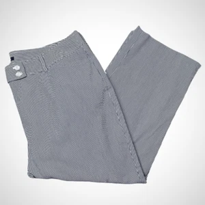 Jones New York Hose Damen 20 W schwarz weiß gestreift Signature Stretch Taschen EUC - Bild 1 von 18