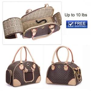 Tragbare Transporttasche für Haustiere Welpen Katze Hund Käfig atmungsaktiv Tragetasche Reise Handtasche - Bild 1 von 12