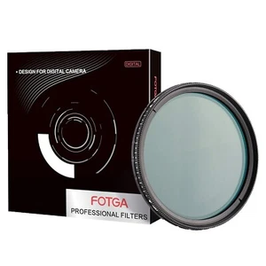 Fotga 62mm Fader Variable Filter Adjustable Neutral Density ND2 to ND400 G0Z7 - Picture 1 of 9