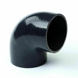 ID 4'' to 4'' 102mm Silicone 90 Degree Elbow Pipe Intercooler Hose Coupler Turbo - Bild 1 von 3