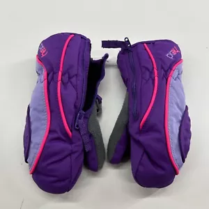 Head Ski Mittens Girls Size XXS Purple Zip Snow Snowboard Winter - Picture 1 of 6