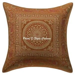 New Home Decor Brocade Jacquard 16 x 16 in Pillow Cover Case Cushion Room - Picture 1 of 5