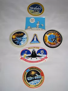 VINTAGE STICKERS 105 Stickers NASA Space Shuttle Apollo Skylab Challenger USSR - Picture 1 of 4