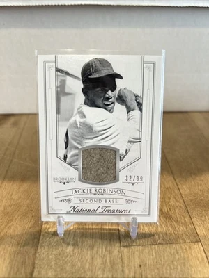 2015 National Treasures Джеки Робинсон нашивка реликвия No32/99 - Изображение 1 из 2