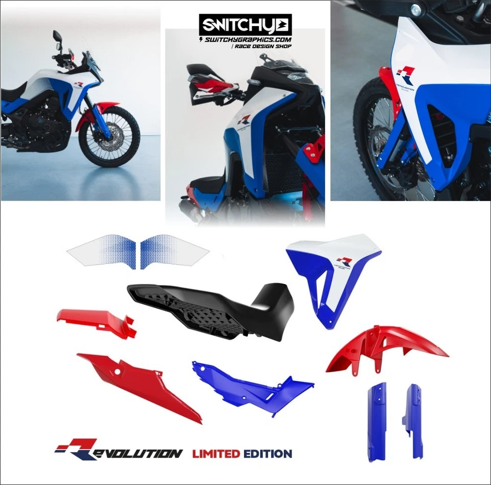 KIT PLASTICHE / CARENE T-ALP [RTECH] LIMITED HRC HONDA XL 750 TRANSALP 2023-2025 Foto 1 de 4
