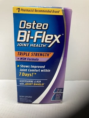 Osteo Bi-flex Salud Articular Triple Fuerza 80 Comprimidos Recubiertos Exp 12/25 Foto 1 de 4
