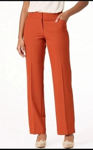 Nuevo con etiquetas Pantalones Cato Talla 14 Calce Curvilíneo Cintura Elástica Naranja Quemado Trabajo Grapa - Imagen 1 de 12