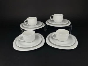 Rosenthal Suomi Servicio de café blanco para 4 per. Tazas de café plato de pastel 12 piezas #2 - Imagen 1 de 24